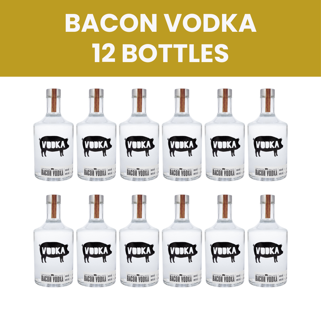 Bacon Vodka - 12 Bottles