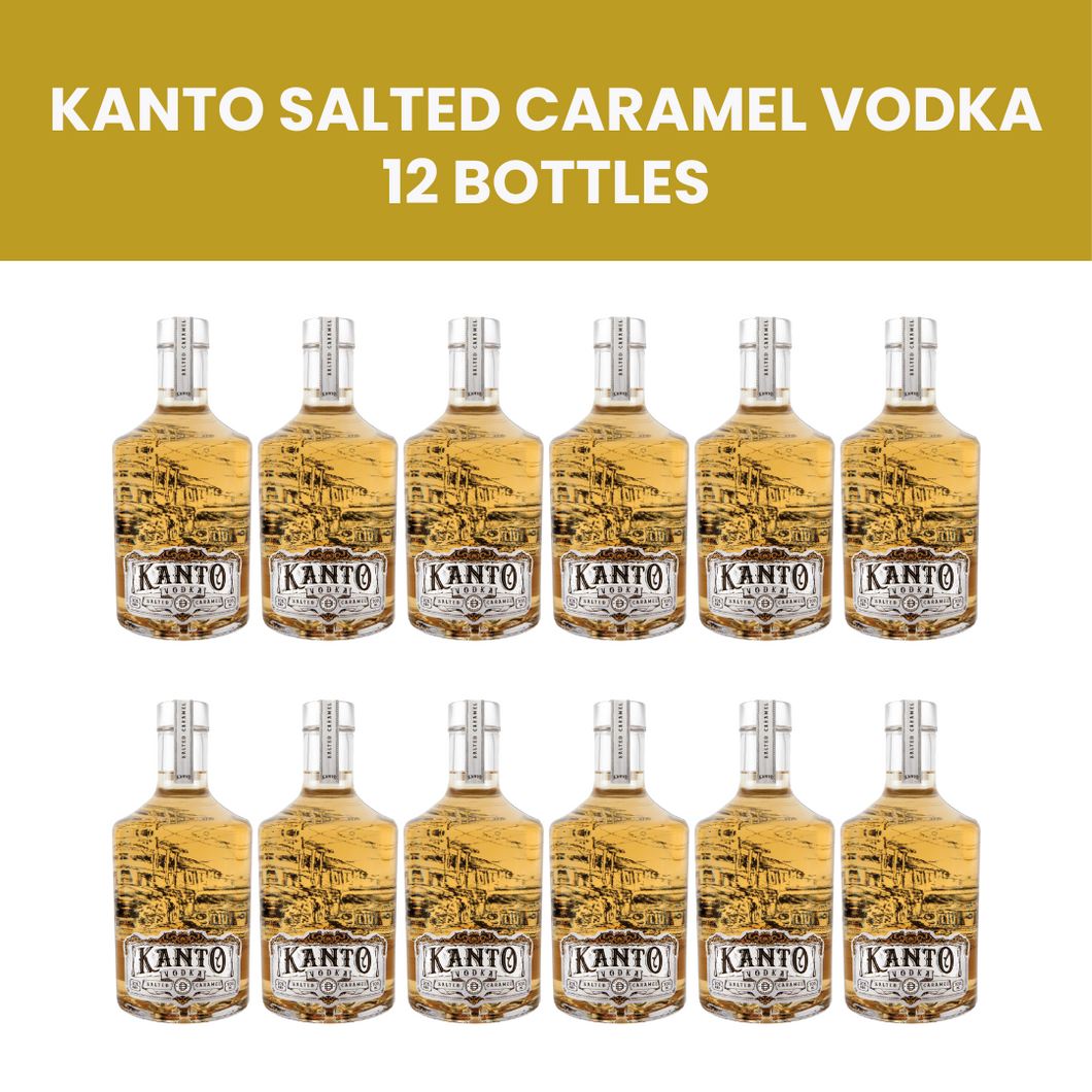 Kanto Salted Caramel Vodka - 12 Bottles