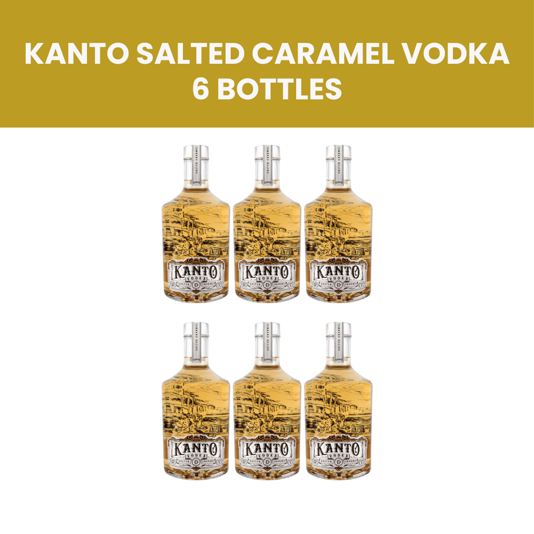 Kanto Salted Caramel Vodka - 6 Bottles