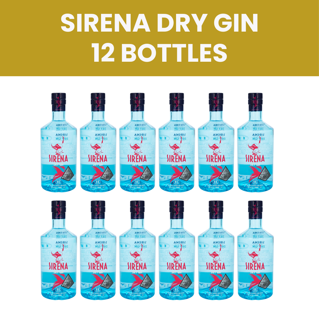 Sirena Dry Gin - 12 Bottles
