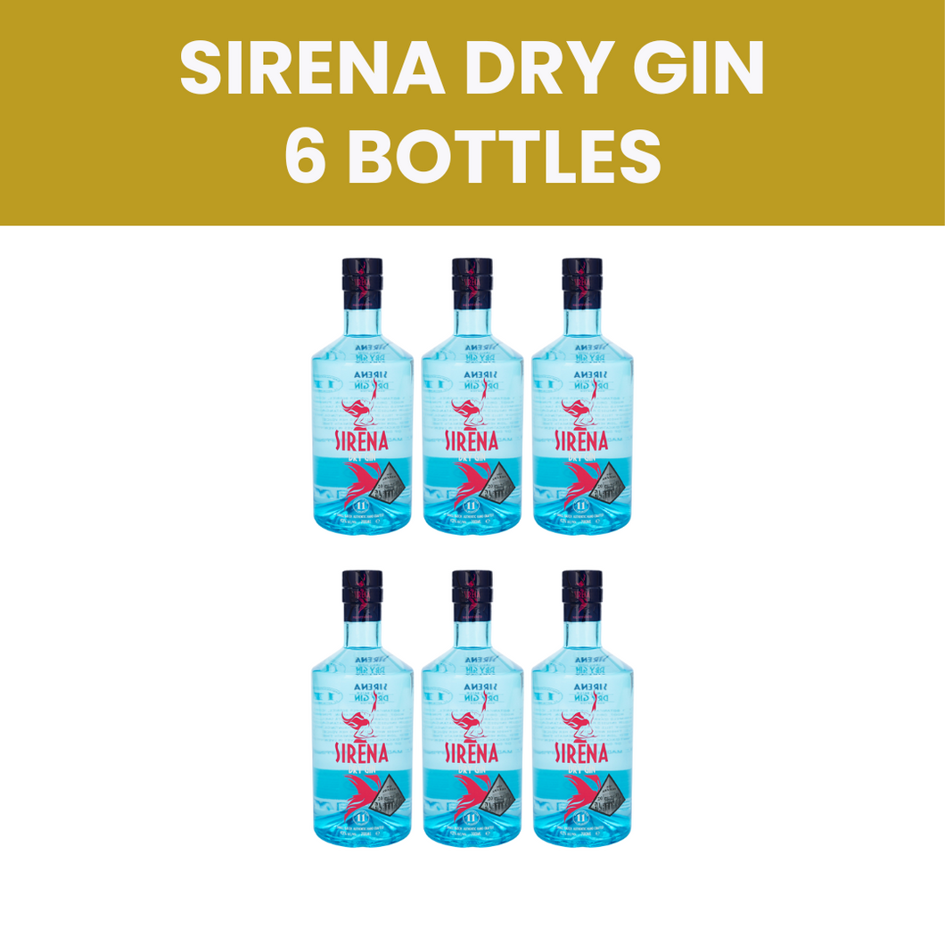 Sirena Dry Gin - 6 Bottles